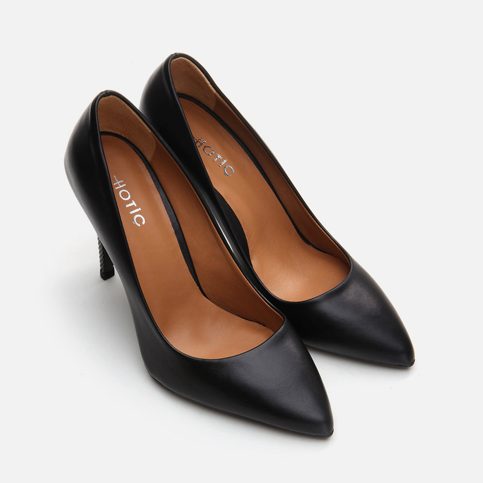 Women’s Leather Stiletto - Black
