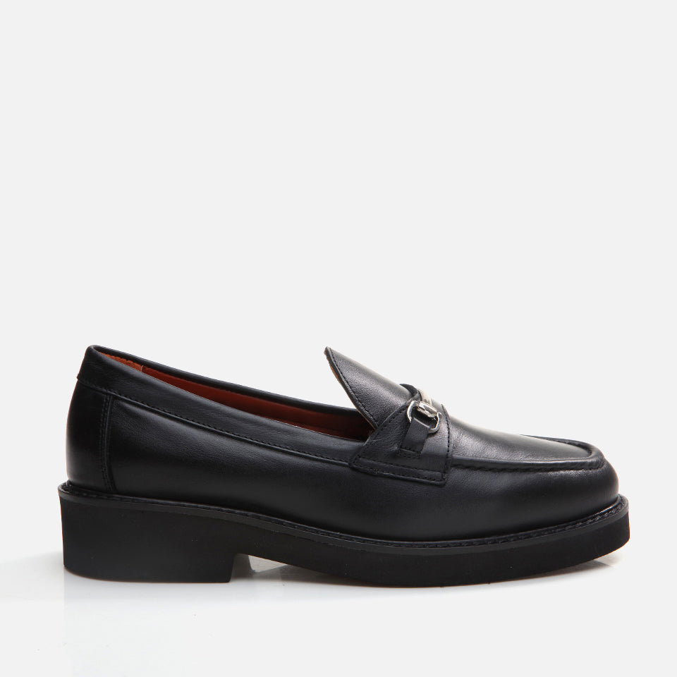 Women’s Leather Loafer - Black