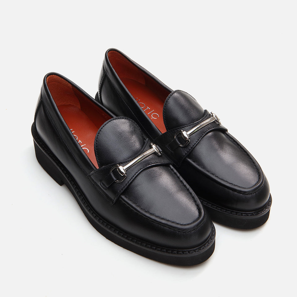 Women’s Leather Loafer - Black