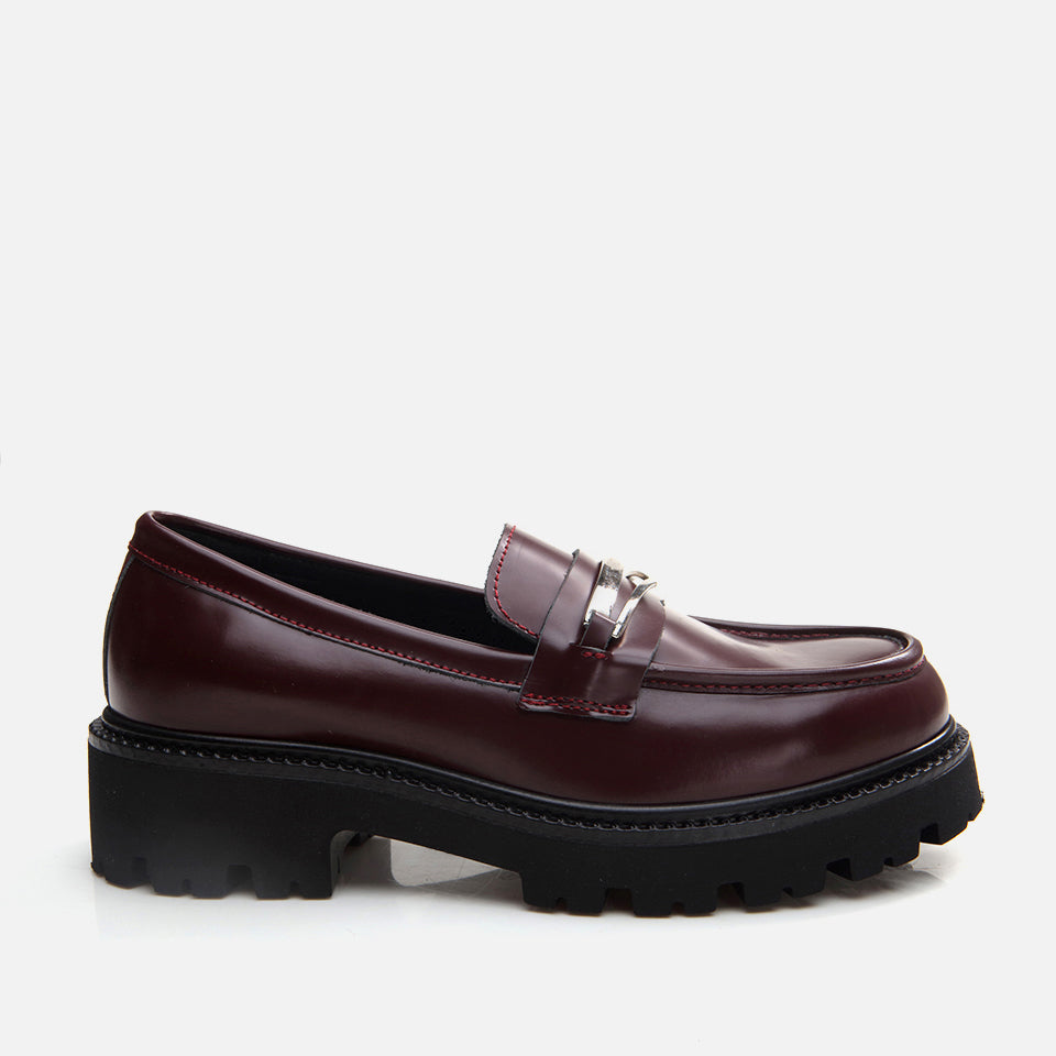 Women’s Leather Classic Loafer - Burgundy