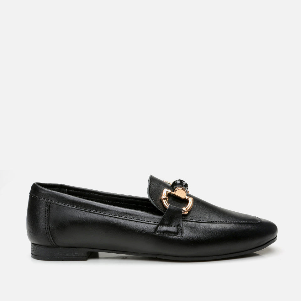 Women’s Leather Loafer - Black
