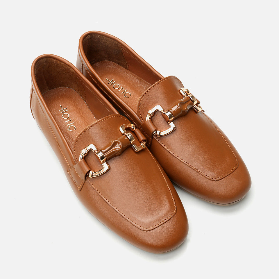 Women’s Leather Loafer - Tan
