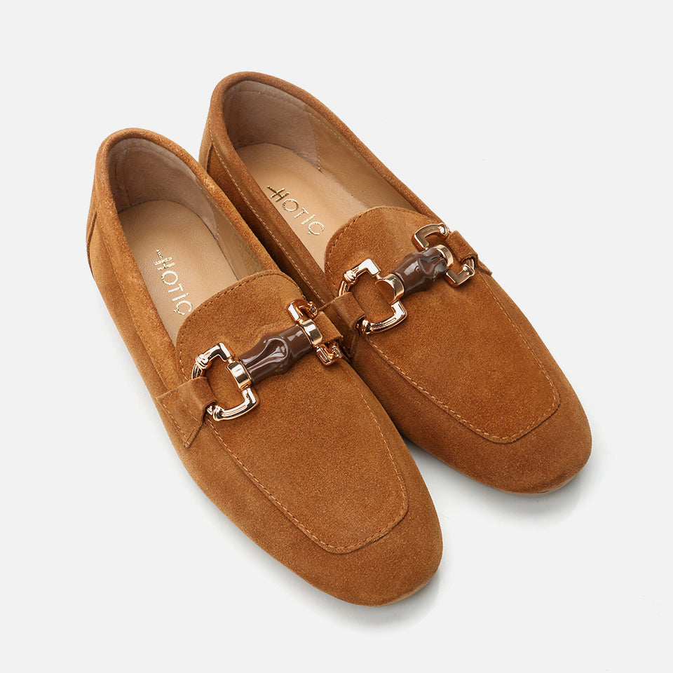 Women’s Leather Loafer - Camel