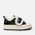 Women's Leather Trainers - Black