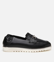 Women's Leather Loafer - Black