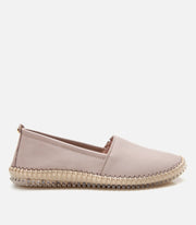 Women's Leather Loafer - Taupe