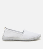 Women's Leather Loafer - White