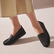 Women's Suede Loafer - Black