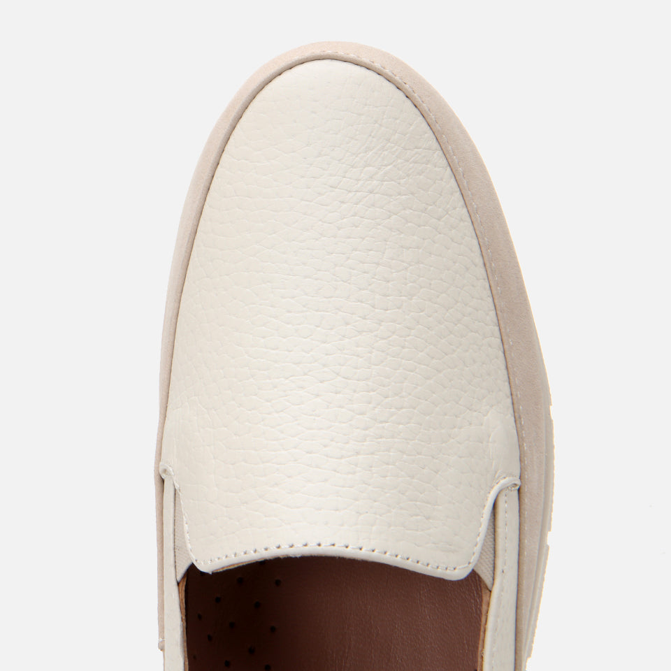 Women's Suede Loafer - Beige