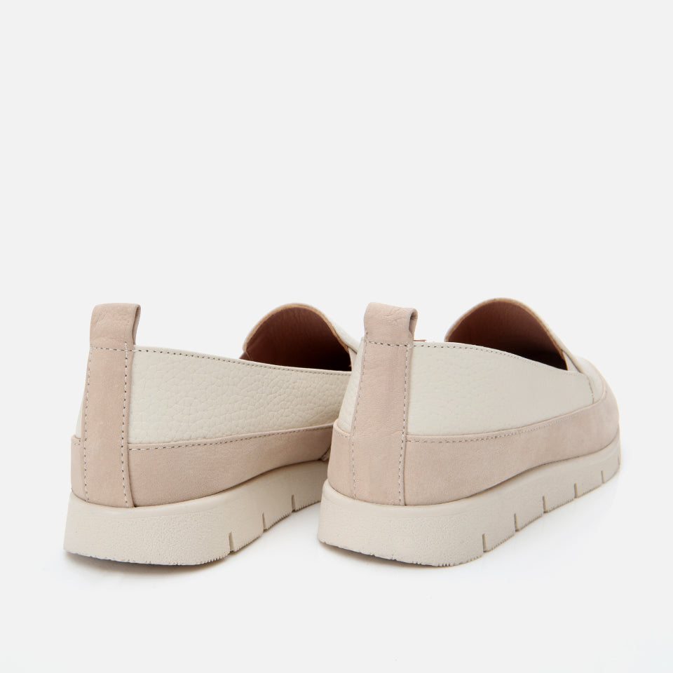 Women's Suede Loafer - Beige