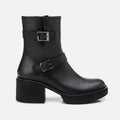 Women's Heeled Boots - Black