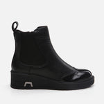 Women’s Black Flat Boots - Black