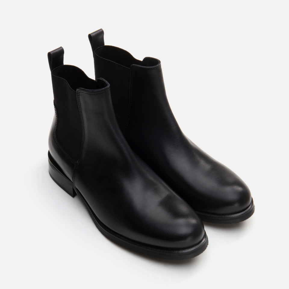Women’s Genuine Leather Boots - Black