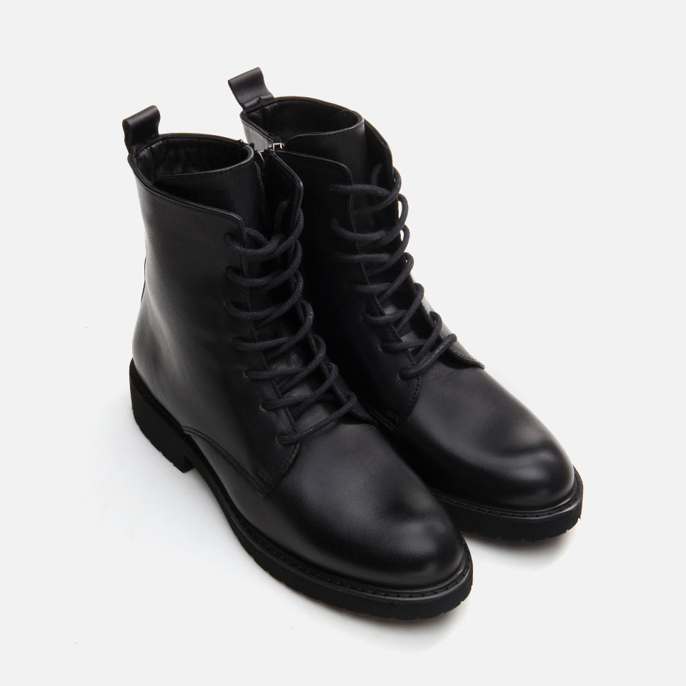 Women’s Genuine Leather Boots - Black