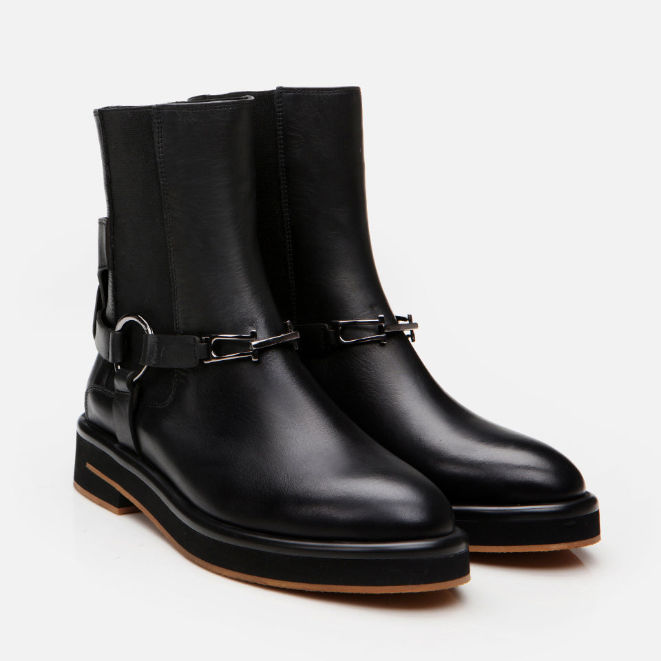 Women’s Leather Boots - Black