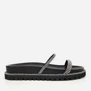 Women's Suede Slides - Black