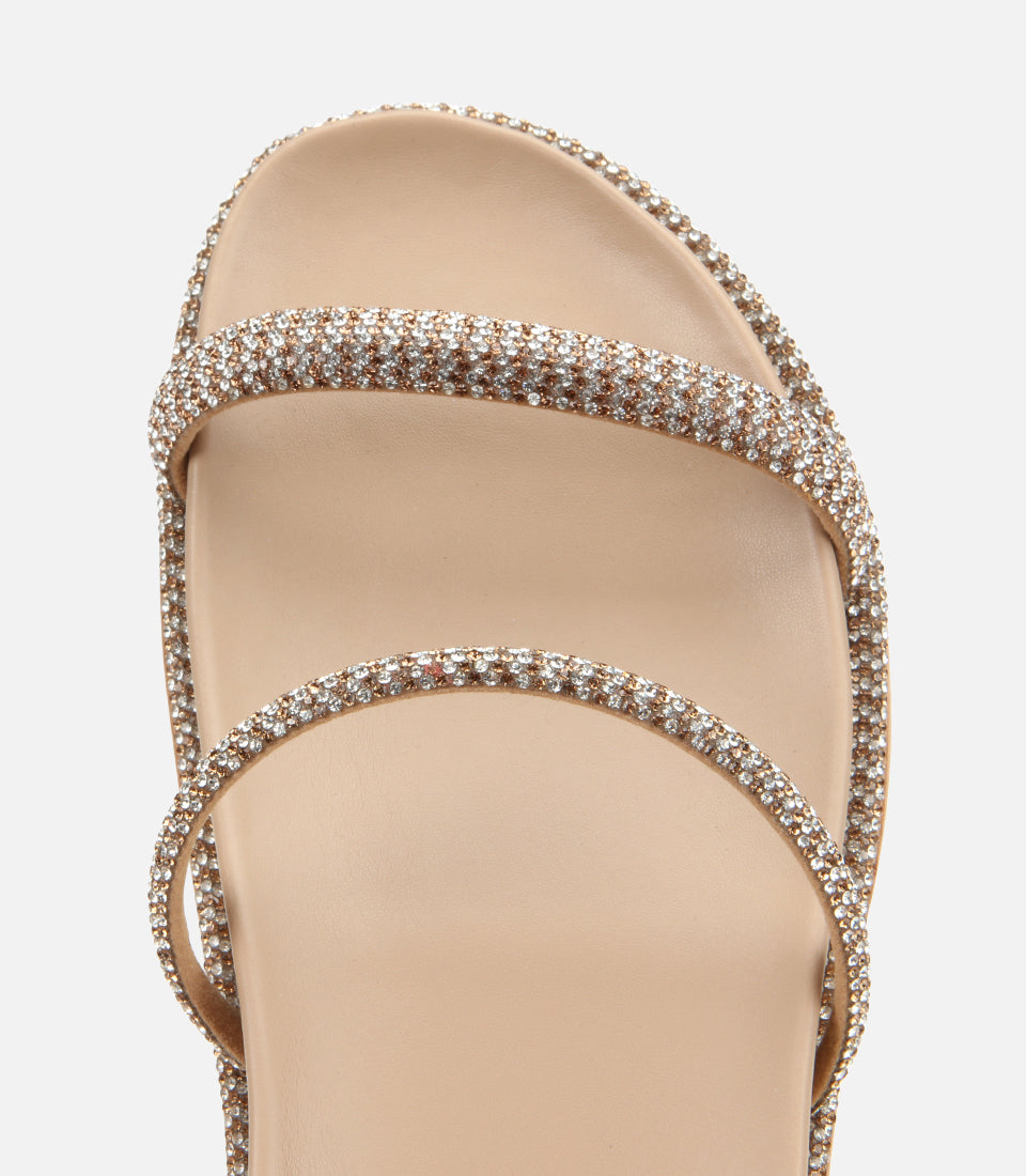 Women's Suede Slides - Beige