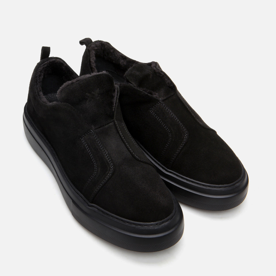 Men’s Leather Casual Shoes - Black