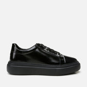 Men’s Leather Black Casual Shoes - Black