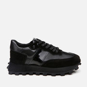 Men’s Genuine Leather Trainers - Black