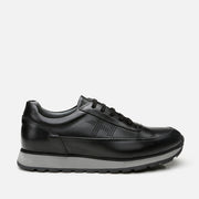 Men’s Genuine Leather Trainers - Black