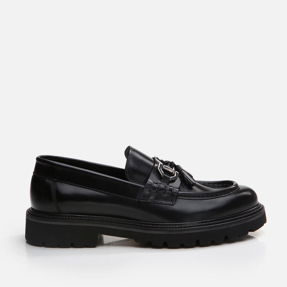 Men’s Genuine Leather Loafer - Black