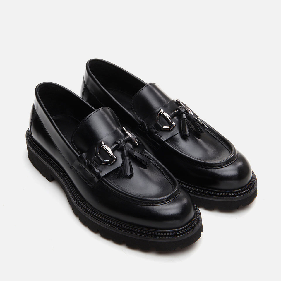 Men’s Genuine Leather Loafer - Black