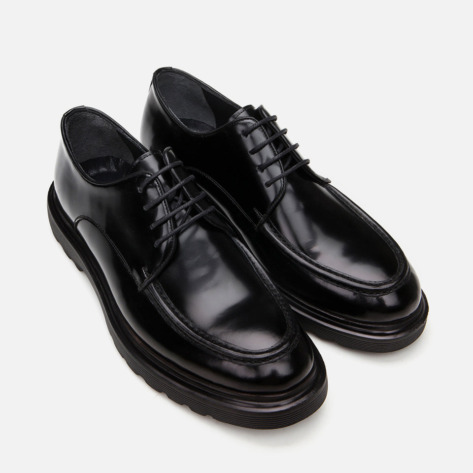 Men’s Genuine Leather Casual Shoes - Black