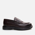 Men's Genuine Leather Casual Shoes - Brown