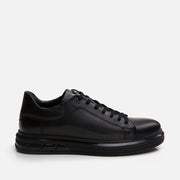 Men’s Leather Trainers - Black