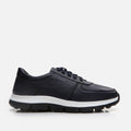 Men's Leather Casual Shoes - Navy