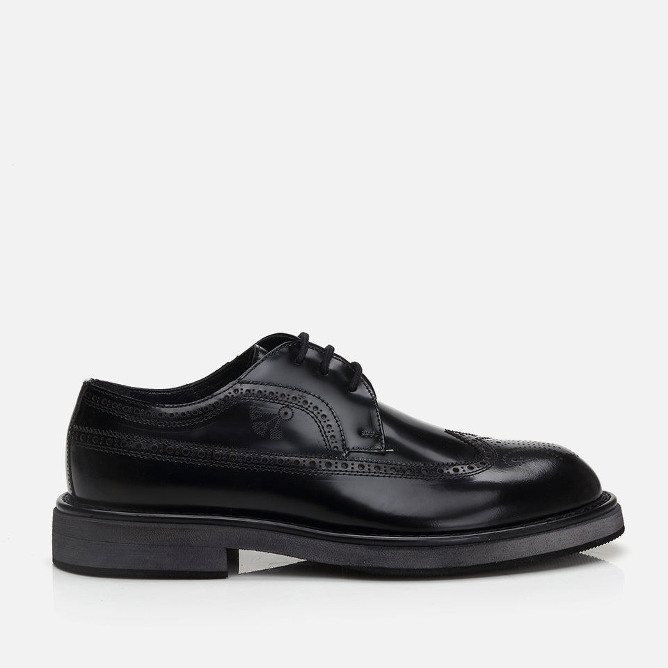 Men’s Genuine Leather Casual Shoes - Black