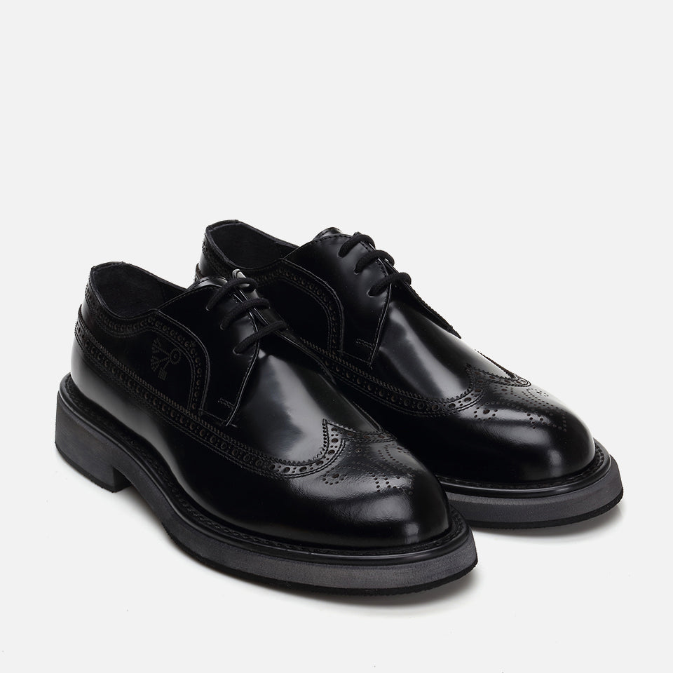 Men’s Genuine Leather Casual Shoes - Black
