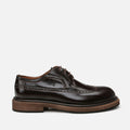 Men's Genuine Leather Casual Shoes - Brown