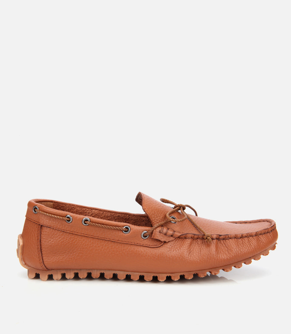 Men's Leather Sneakers - Tan