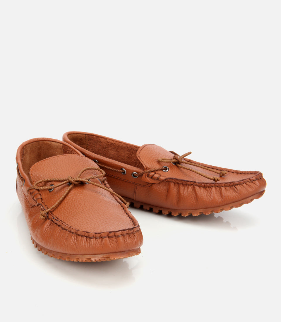 Men's Leather Sneakers - Tan