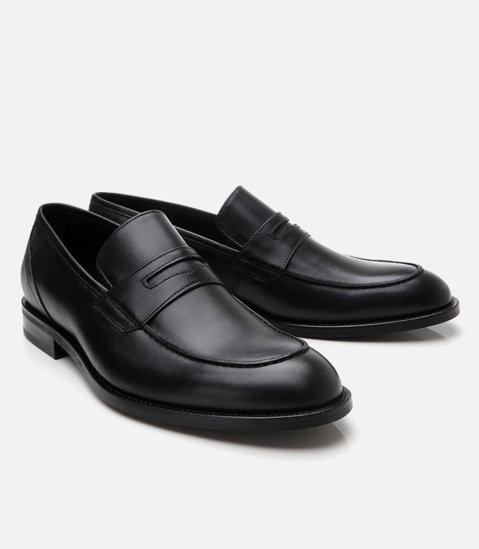 Men’s Leather Classic Shoes - Black