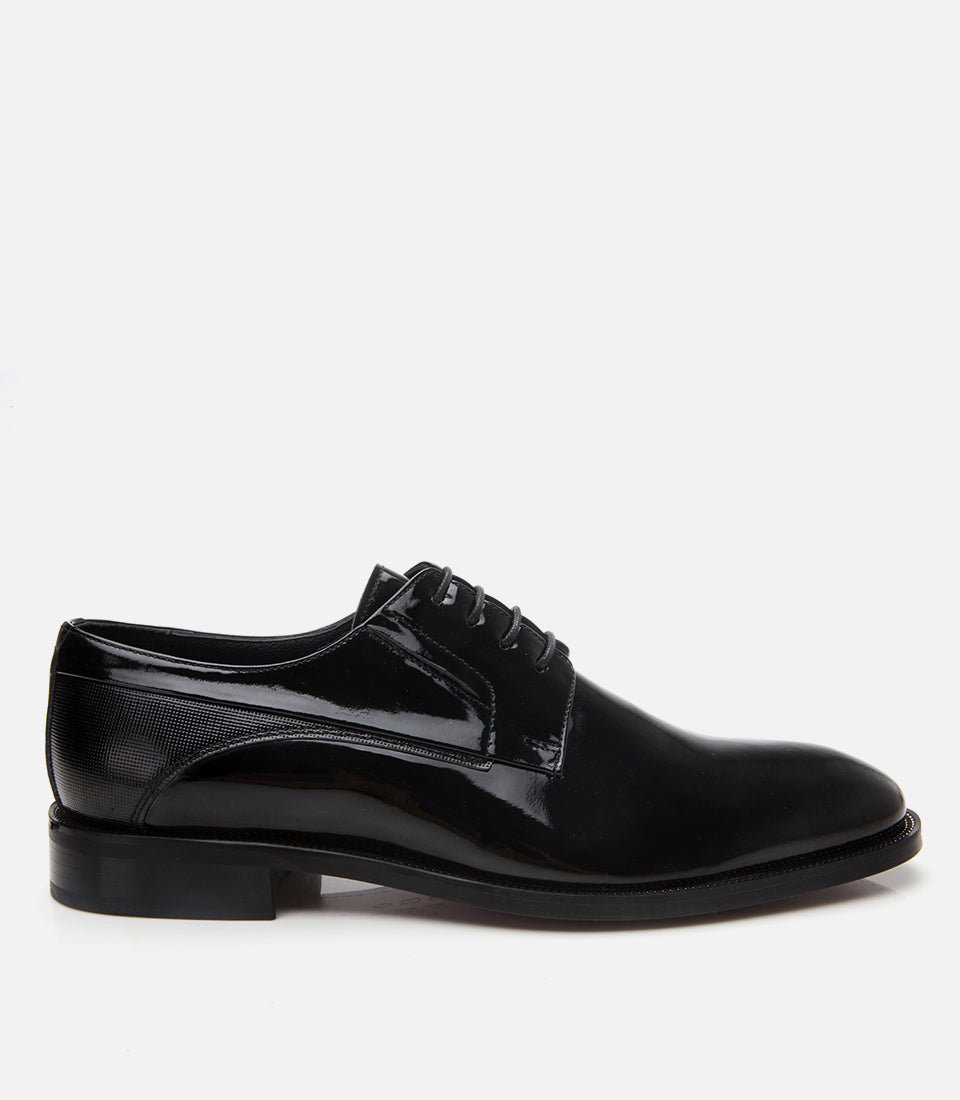 Men’s Patent Leather Shoes - Black