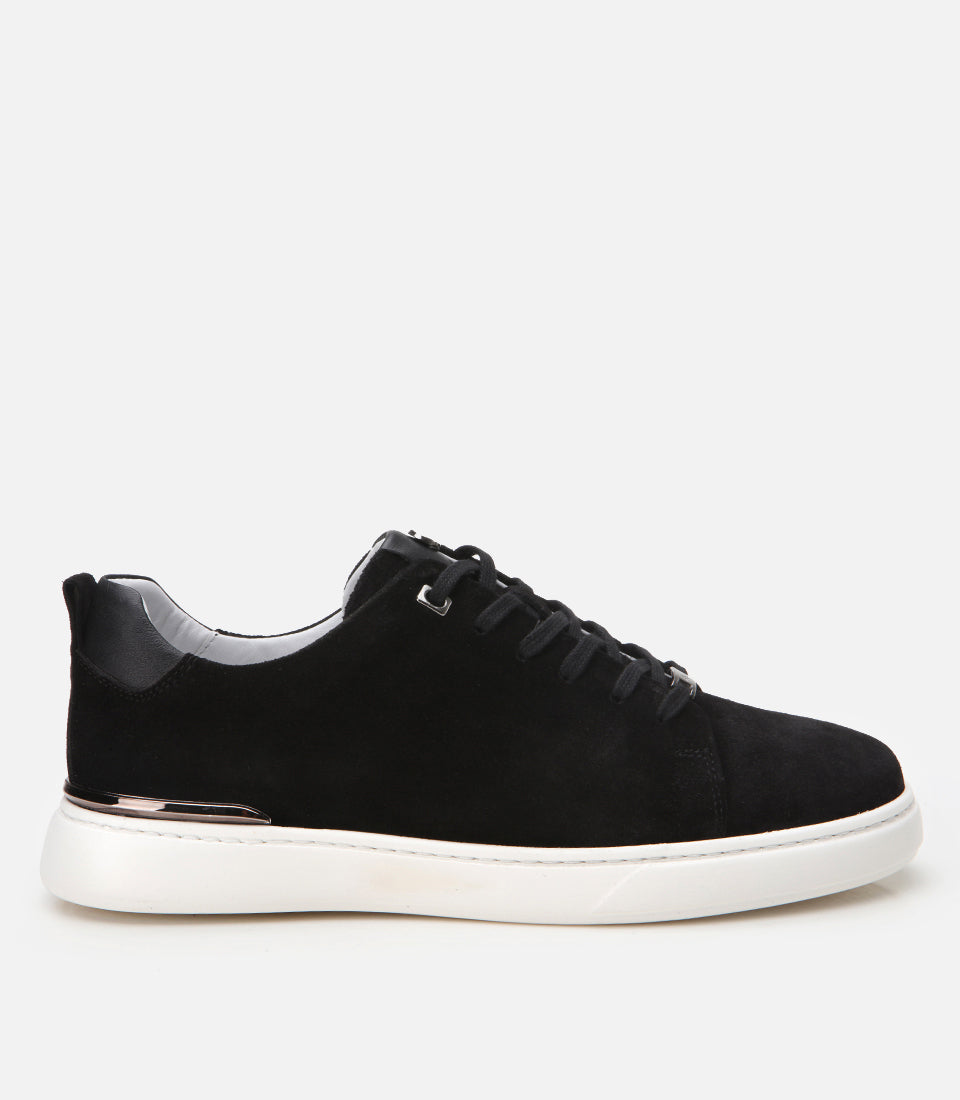 Men's Suede Sneakers - Black