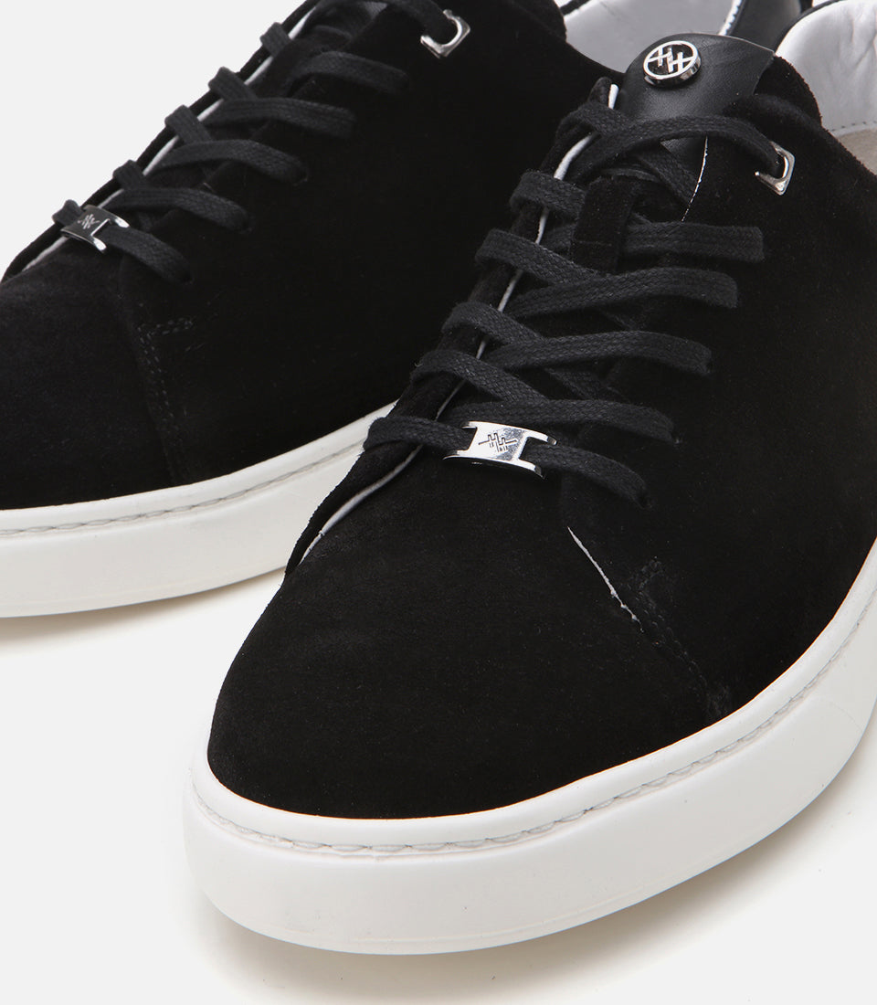 Men's Suede Sneakers - Black