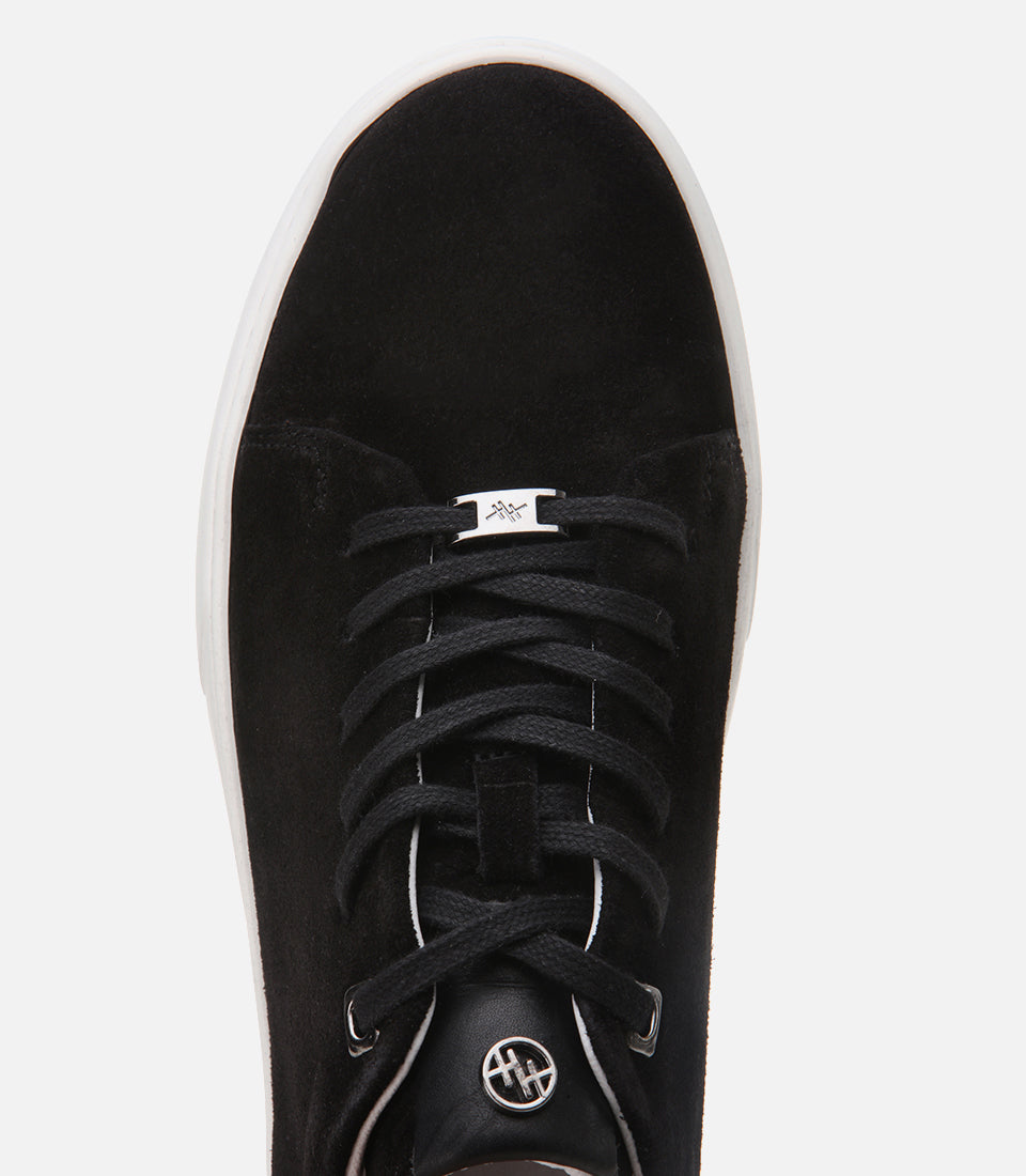 Men's Suede Sneakers - Black