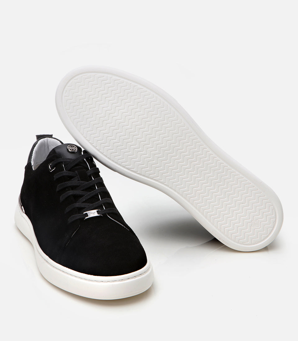 Men's Suede Sneakers - Black