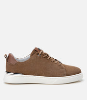 Men's Suede Sneakers - Taupe