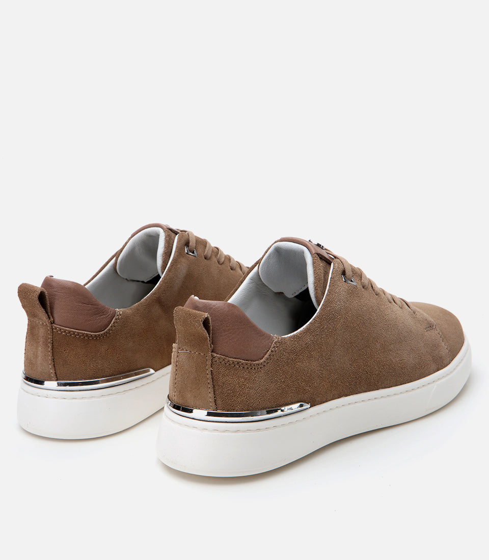 Men's Suede Sneakers - Taupe