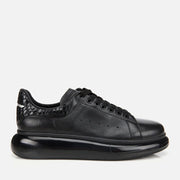 Men’s Leather Trainers - Black