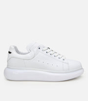 Men’s Leather Trainers - White