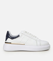 Men’s Leather Trainers - White