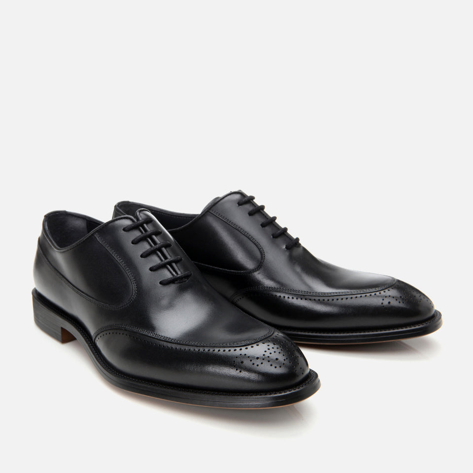 Men’s Leather Classic Shoes - Black