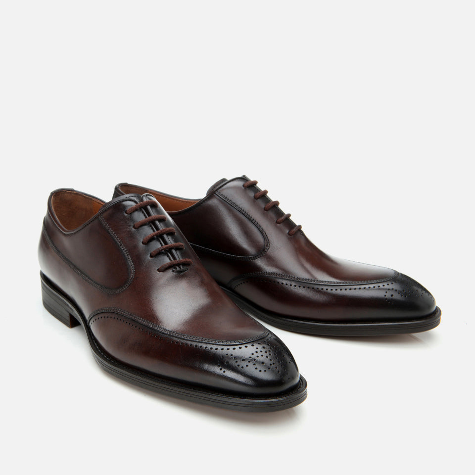 Men’s Leather Classic Shoes - Brown