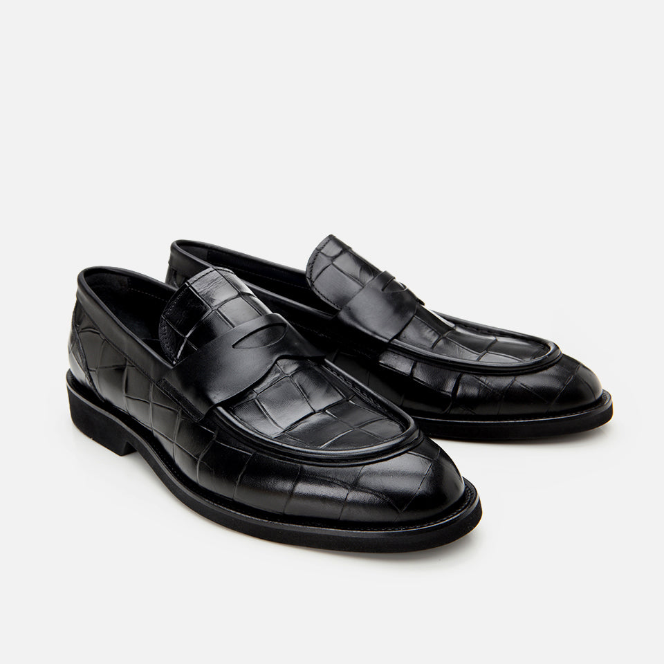 Men’s Leather Classic Loafer - Black